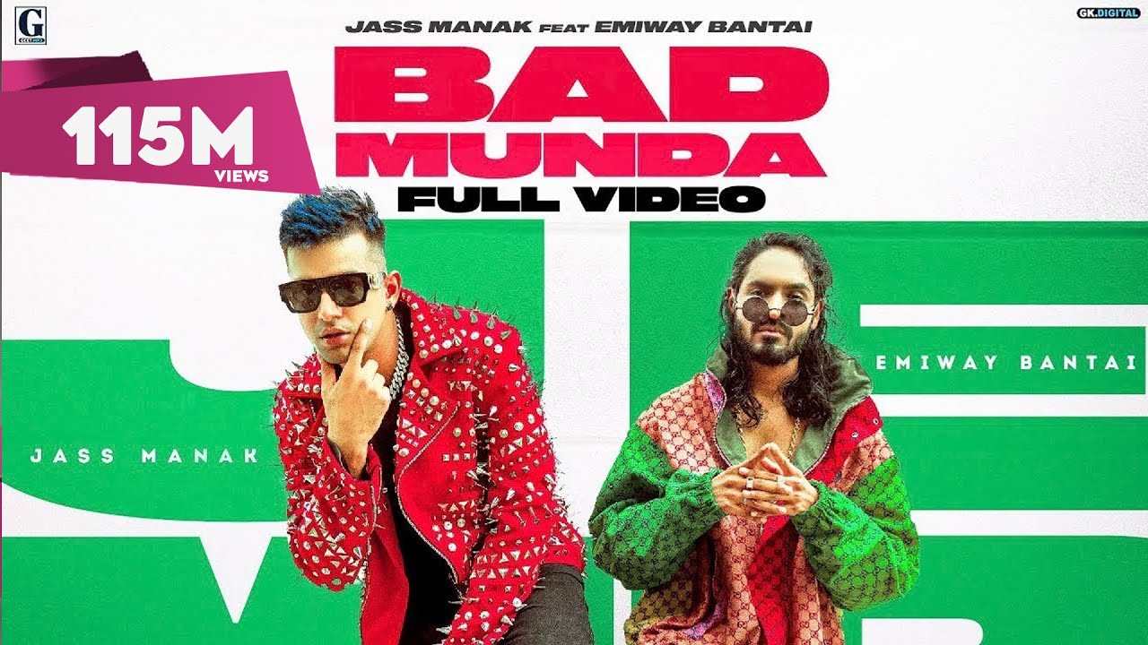 BAD MUNDA : Jass Manak Ft. Emiway Bantai (Full Video) Satti Dhillon | Deep Jandu | GK | Geet MP3